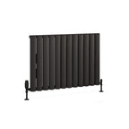 Eastbrook Kelmscott Matt Anthracite Horizontal Aluminium Radiators - Central Heating