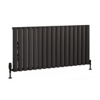 Eastbrook Kelmscott Matt Anthracite Horizontal Aluminium Radiators - Central Heating