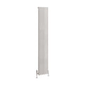 Eastbrook Witney Matt White Vertical Aluminium Radiators