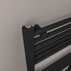Eastbrook Wingrave Matt Black Straight Multi Towel Rails