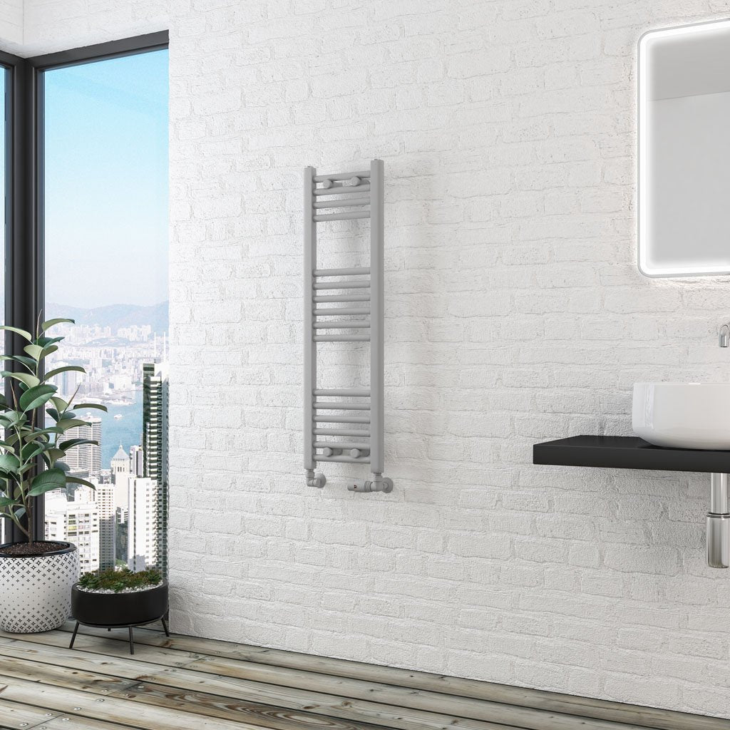 Eastbrook Wingrave Matt Grey Straight Multi Towel Rails