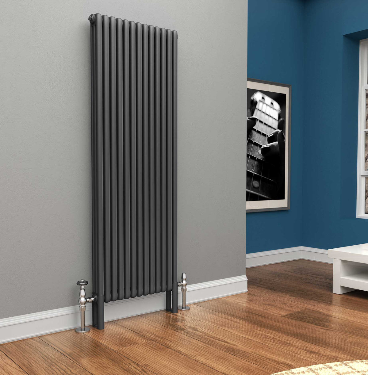 Traderad Premium Anthracite Vertical 2/3 Column Radiators