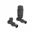 Kartell K-Design Straight Twin Valve Pack TRV Black