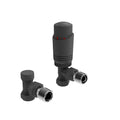 Kartell K-Design Angled Twin Valve Pack Trv Anthracite