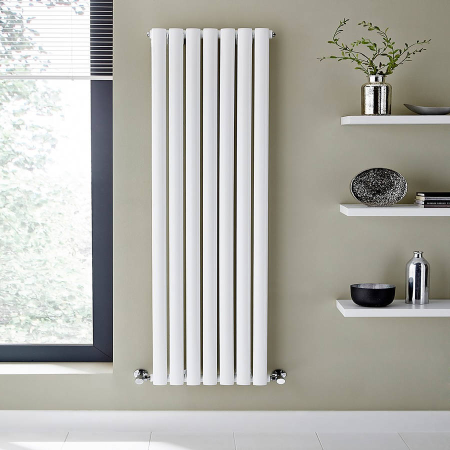 Kartell Aspen - Steel Vertical Designer Radiator -Single/Double - White