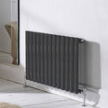 Kartell Aspen Steel Single/Double Panel Horizontal Designer Radiator Anthracite