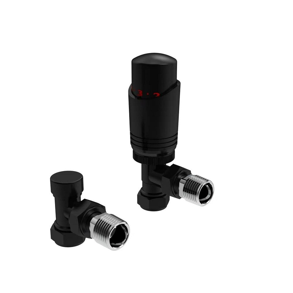 Kartell K-Design Angled Twin Valve Pack TRV Black