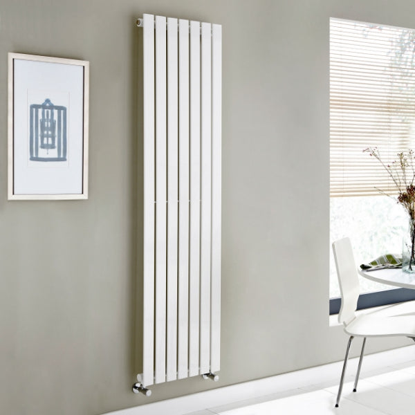Kartell Boston Steel White Single/Double Vertical Designer Radiator