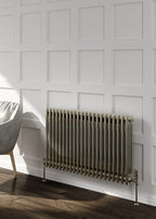 Reina Colona Steel Raw Metal Lacquer Horizontal Column Radiator