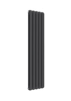 Reina Coneva Steel Anthracite Vertical Designer Radiator Central Heating