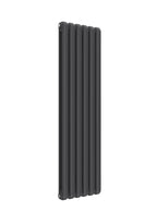 Reina Coneva Steel Anthracite Vertical Designer Radiator Central Heating