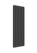 Reina Coneva Steel Anthracite Vertical Designer Radiator Central Heating