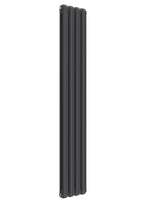 Reina Coneva Steel Anthracite Vertical Designer Radiator Central Heating