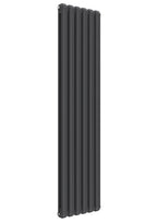 Reina Coneva Steel Anthracite Vertical Designer Radiator Central Heating