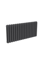 Reina Coneva Steel Anthracite Horizontal Designer Radiator