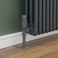 TradeRad Delta Angled TRV Gunboat Grey Thermostatic Radiator Valve