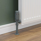 TradeRad Delta Angled TRV Gunboat Grey Thermostatic Radiator Valve