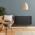 Kartell Denver Anthracite Horizontal Designer Rail Radiators