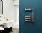 Eastgate 22Mm Steel Chrome Curved Heated Towel Rails
