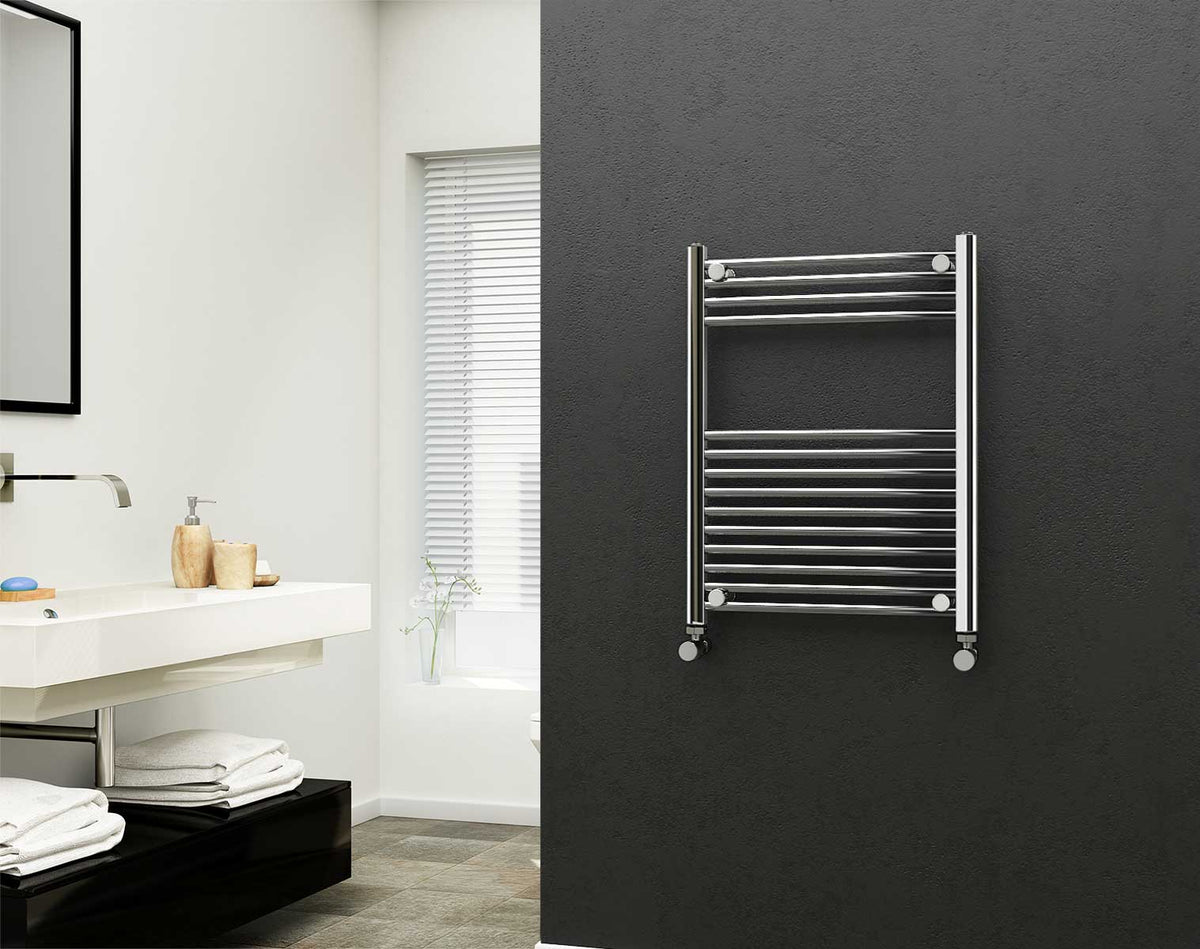 Eastgate 22Mm Steel Chrome Straight Heated Towel Rails