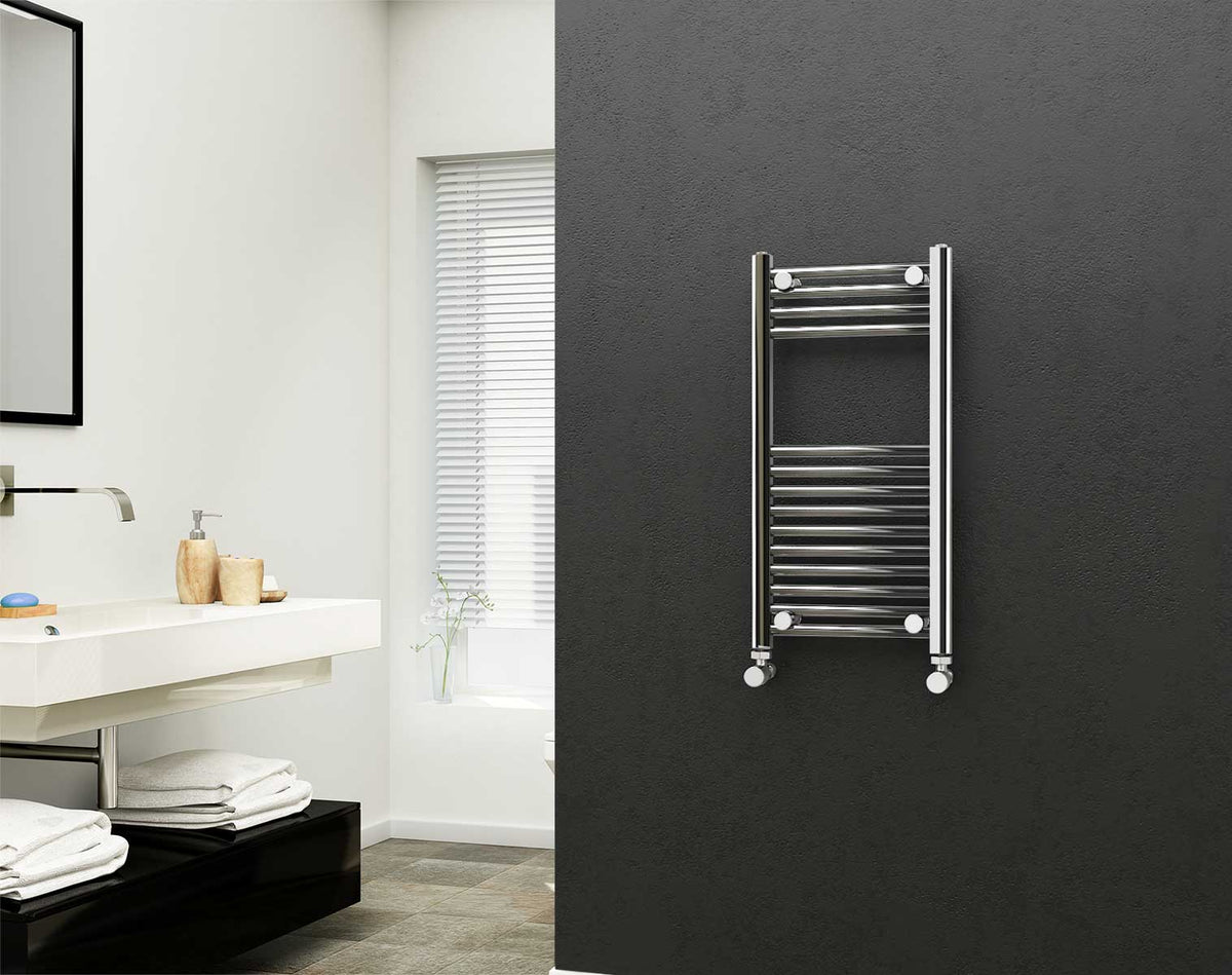 Eastgate 22Mm Steel Chrome Straight Heated Towel Rails