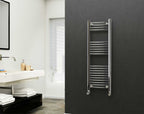 Eastgate 22Mm Steel Chrome Straight Heated Towel Rails