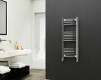 Eastgate 22Mm Steel Chrome Straight Heated Towel Rails