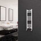 Eastgate 22Mm Steel White Straight Heated Towel Rails