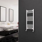 Eastgate 22Mm Steel White Straight Heated Towel Rails