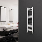 Eastgate 22Mm Steel White Straight Heated Towel Rails