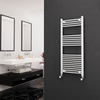 Eastgate 22Mm Steel White Straight Heated Towel Rails