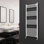 Eastgate 22Mm Steel White Straight Heated Towel Rails