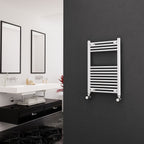 Eastgate 22Mm Steel White Straight Heated Towel Rails