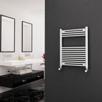 Eastgate 22Mm Steel White Straight Heated Towel Rails
