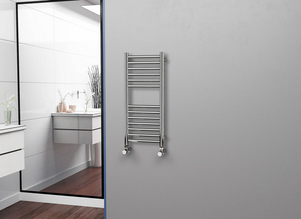 Eastgate 304 Straight Polished Stainless Steel Heated Towel Rails
