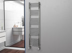 Eastgate 304 Straight Polished Steel Heated Towel Rails