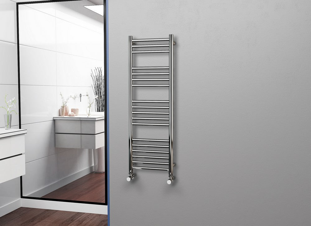 Eastgate 304 Straight Polished Steel Heated Towel Rails