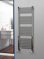 Eastgate 304 Straight Polished Steel Heated Towel Rails