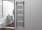 Eastgate 304 Straight Polished Steel Heated Towel Rails