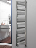 Eastgate 304 Straight Polished Steel Heated Towel Rails