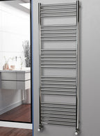 Eastgate 304 Straight Polished Steel Heated Towel Rails