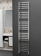 Eastgate Square Tube Polished Stainless Steel Heated Towel Rails