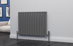 Eastgate Eben Steel Anthracite Single/Double Panel Horizontal Designer Radiators - Central Heating