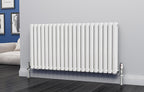 Eastgate Eclipse Steel White Single/Double Panel Horizontal Designer Radiators - Central Heating