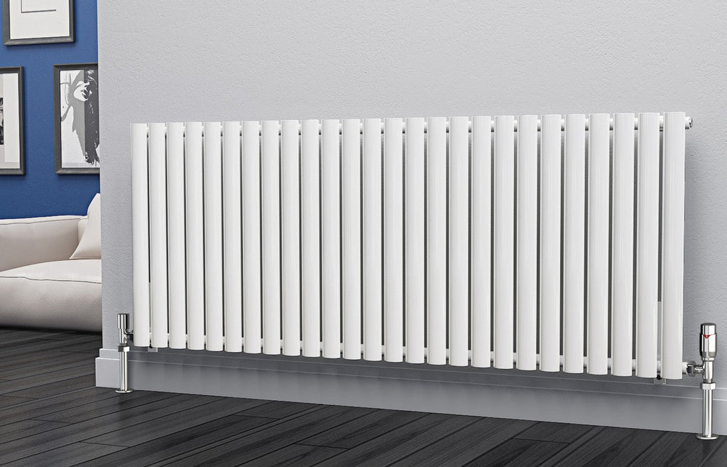 Eastgate Eclipse Steel White Single/Double Panel Horizontal Designer Radiators - Central Heating