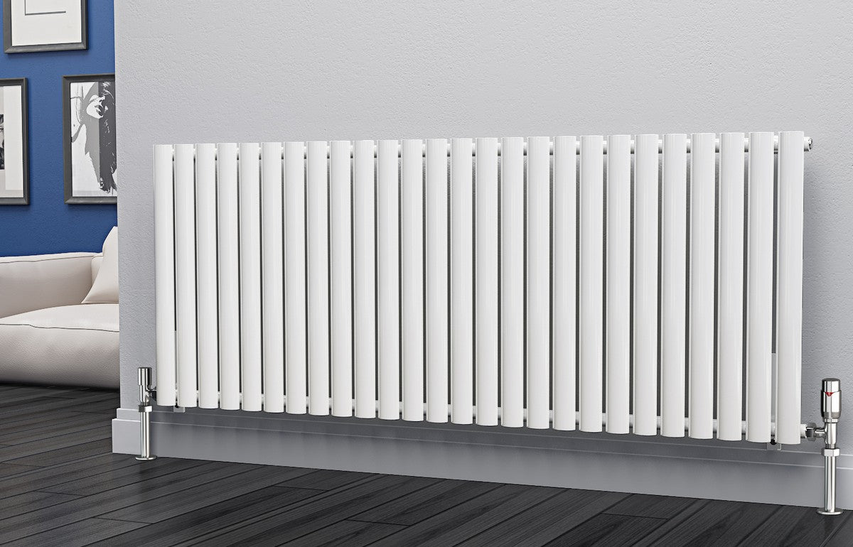 Eastgate Eclipse Steel White Single/Double Panel Horizontal Designer Radiators - Central Heating