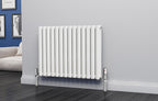 Eastgate Eclipse Steel White Single/Double Panel Horizontal Designer Radiators - Central Heating