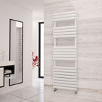 Eastgate Eclipse Steel White Designer Heated Towel Rails