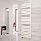 Eastgate Liso Steel White Flat Tube Designer Heated Towel Rails