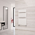 Eastgate Liso Steel White Flat Tube Designer Heated Towel Rails